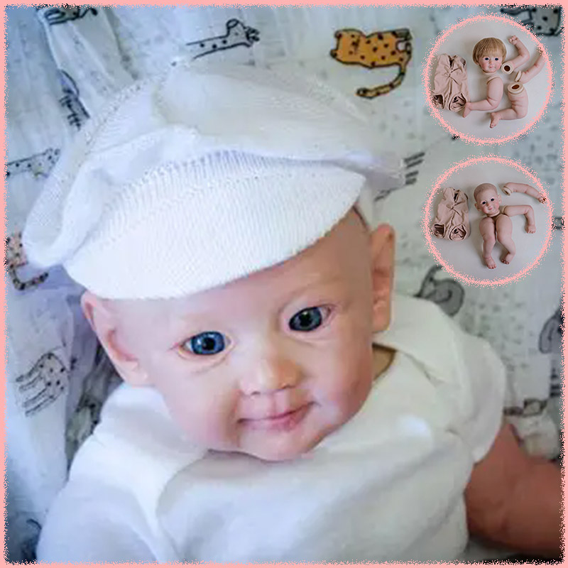 Baby Products Drawing - 20-Zoll-Handgezeichnetes Haar-Kit/Handgepflanztes Haar-Kit für Reborn Henry