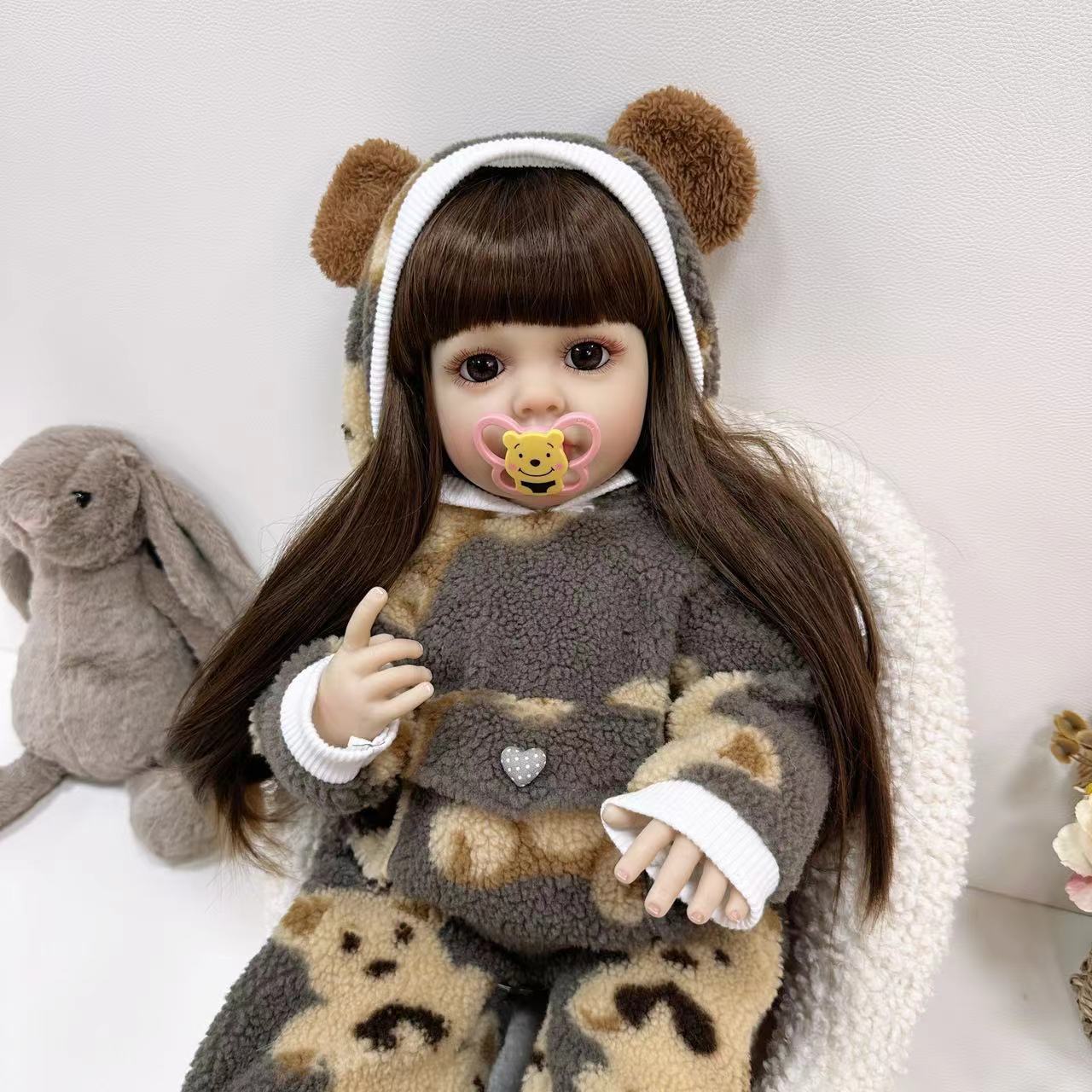 Baby Products For Newborn - Cokela 55 cm realistische Silikon-Neugeborenen-Reborn-Babypuppe, 22