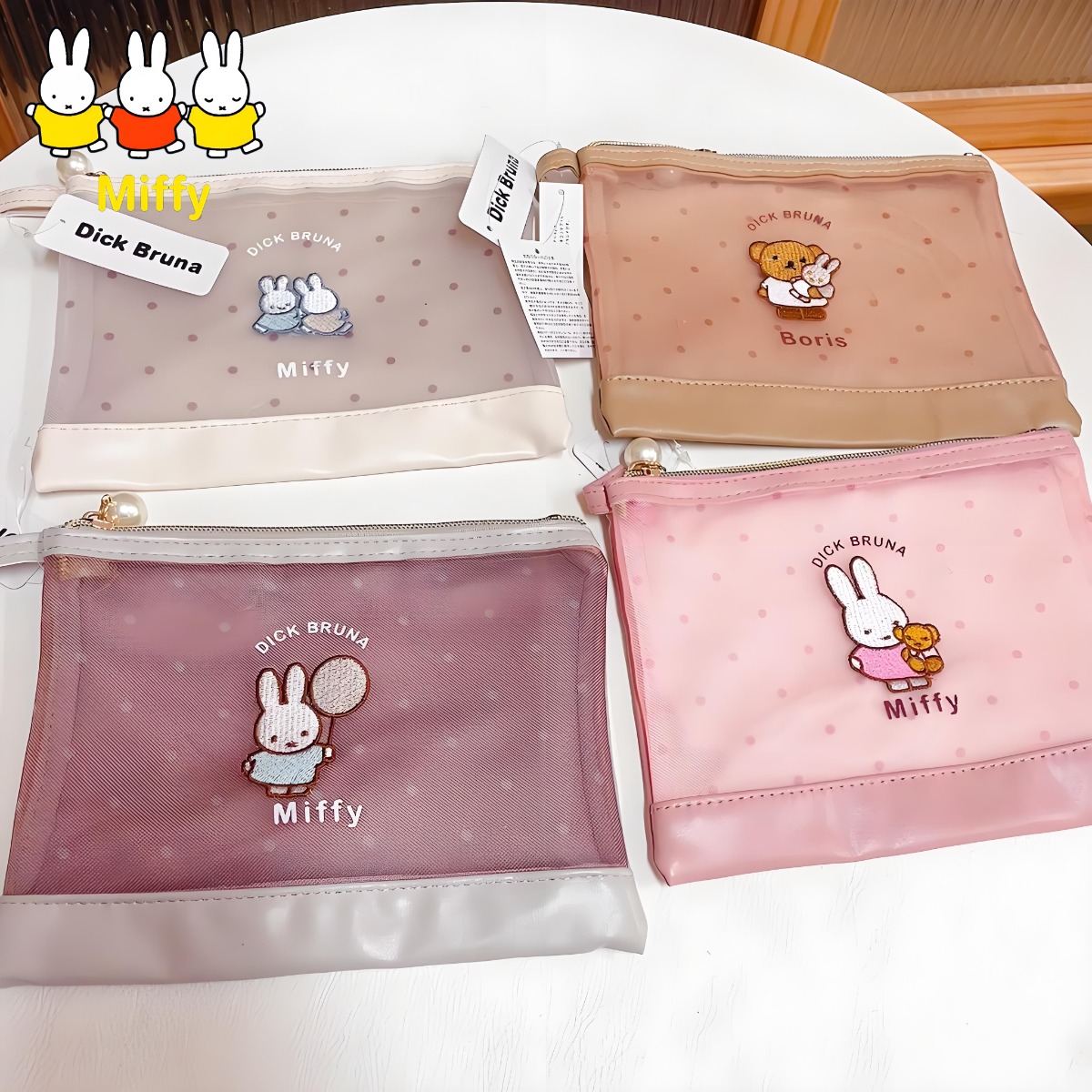 Baby Products Keeping Bag - Kawai Miffy Rabbit Make-up-Tasche, Cartoon-Motiv, niedlich,
