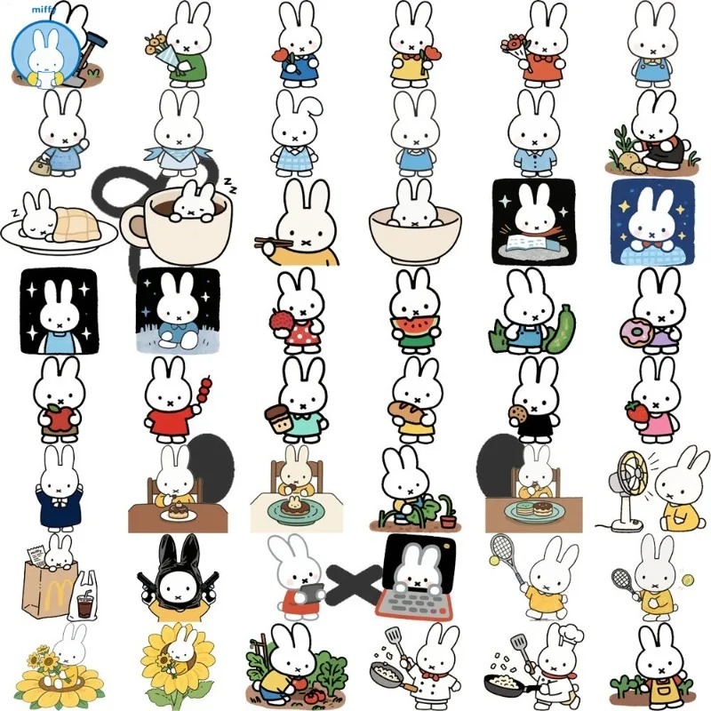 Baby Products Keeping Bag - Kawaii Miffy Niedliche Cartoon-Heilungsserie Baby-Kaninchen Cartoon-Nosey