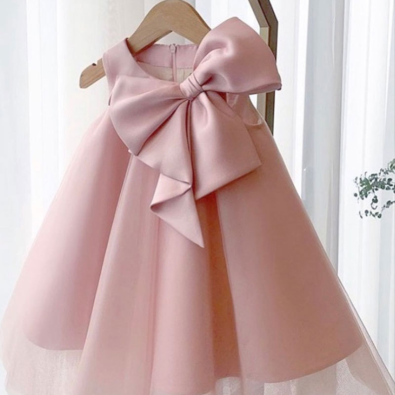 Baby Products For Summer - Sommer großen Bogen Baby Mädchen Kleid