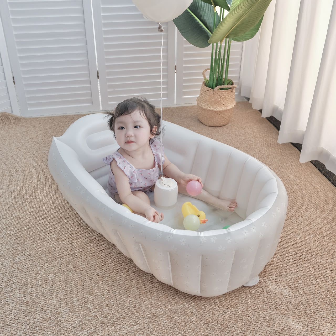 Baby Products For Newborn - 1PC Cartoon Aufblasbare Badewanne für Kinder