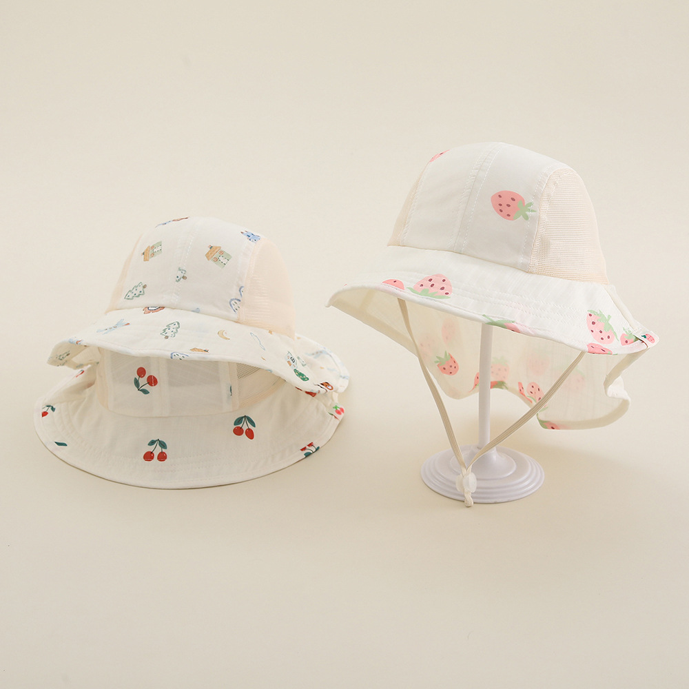 Baby Products For Summer - Sommer-Baby-Strandhut, atmungsaktiver Mesh-Sonnenschutz für Kinder, Jungen