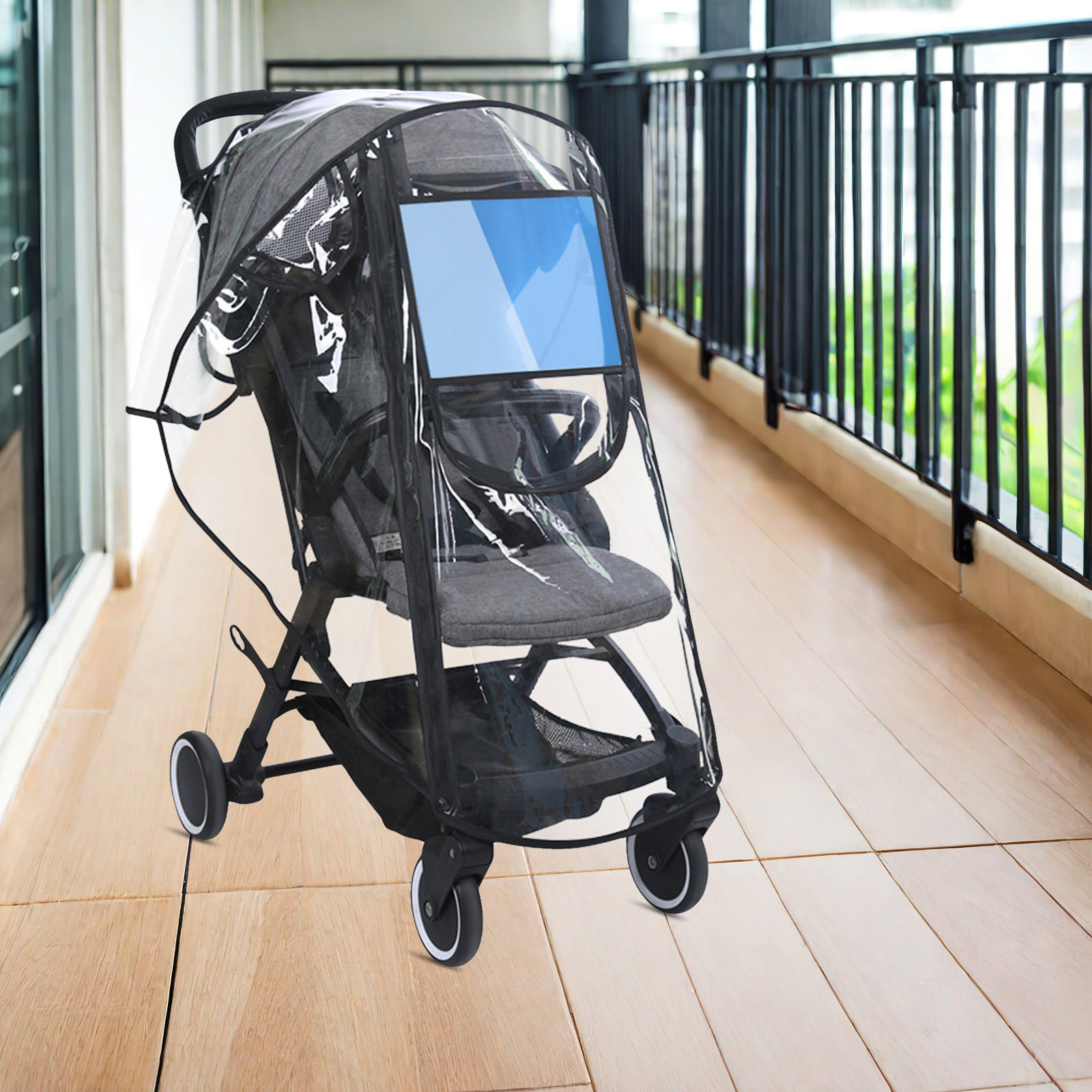 Transparenter Regenschutz für  – Stroller Rain Cover Bewertung und Preis
