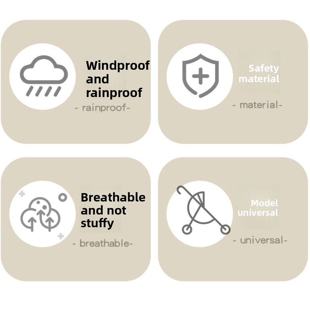 Transparente Kinderwagen-Regen – Stroller Rain Cover Bewertung und Preis