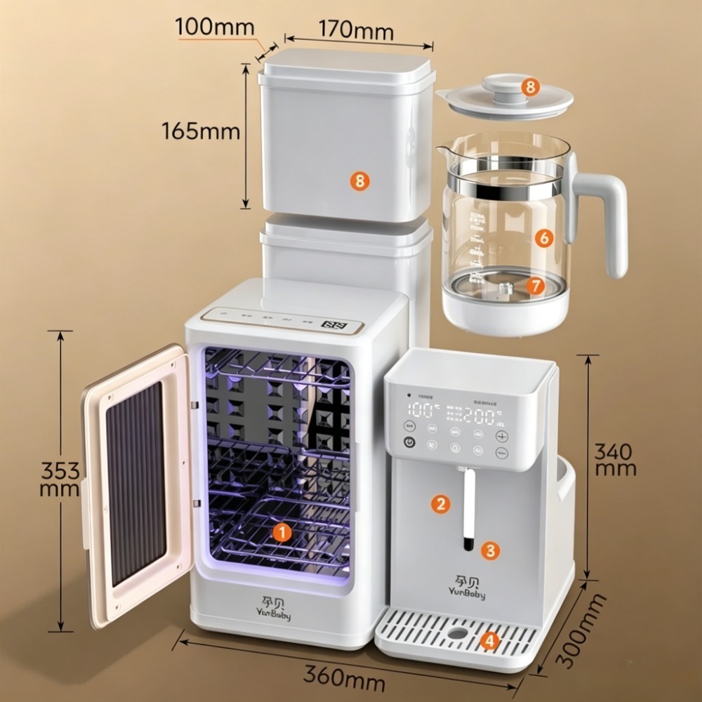 Flaschensterilisator, Babymilc – Baby Bottle Sterilizer Bewertung und Preis