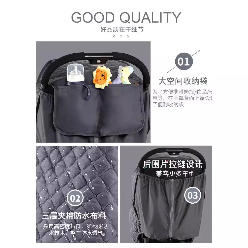 Regenschutz für Kinderwagen, W – Stroller Rain Cover Bewertung und Preis